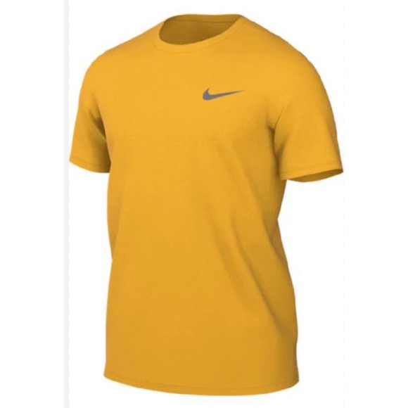 Nike Other - Nike Dri-FIT T-Shirt Mens Medium Yellow Short Sleeve Swoosh Preloved